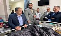 مهندس موهبتی در جمع کادر درمان پایتخت، بررسی روند خدمت‌رسانی و عیادت از مجروحان و سایر بیماران
