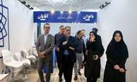 بازدید رییس دانشگاه از بیمارستان تخصصی موقت دانشگاه علوم پزشکی شهید بهشتی در مصلی تهران
