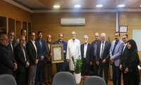 از دکتر طباطبایی استاد پیشکسوت دانشگاه تجلیل شد