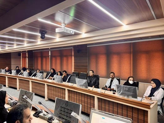 برگزاری کمیته انتقال خون و آزمایشگاه در بیمارستان آیت‌الله طالقانی