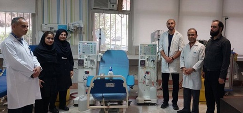 بازسازی، نصب و راه‌اندازی ۳ دستگاه همودیالیز در بیمارستان آیت‌الله طالقانی و مرکز پزشکی سوم شعبان دماوند