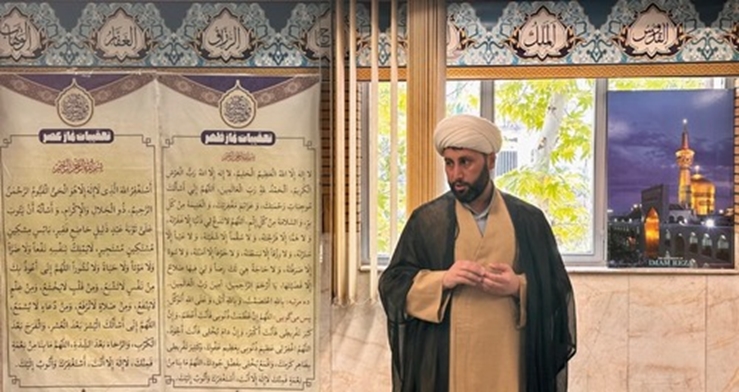برگزاری مراسم سالگرد ارتحال حضرت امام خمینی(ره) و گرامیداشت عید سعید غدیر خم در نمازخانه در بیمارستان آیت‌الله طالقانی